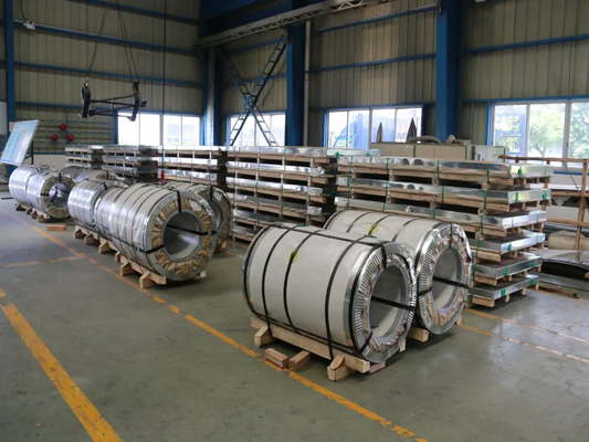 Koil baja tahan karat ASTM 304 321H 347 Kelas Cold Rolled 1mm 1.2mm Ketebalan 1000mm 1219mm Lebar BA/2B Permukaan