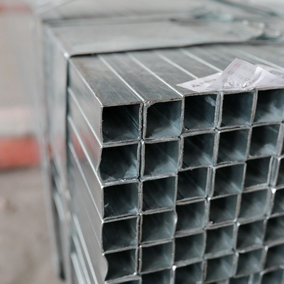 En S355jr S235jr Galvanized Square Tubing Hidrolik Hot Dip Galvanized Square Tube