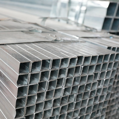 En S355jr S235jr Galvanized Square Tubing Hidrolik Hot Dip Galvanized Square Tube