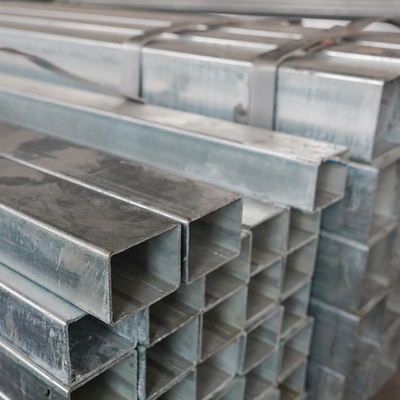 En S355jr S235jr Galvanized Square Tubing Hidrolik Hot Dip Galvanized Square Tube