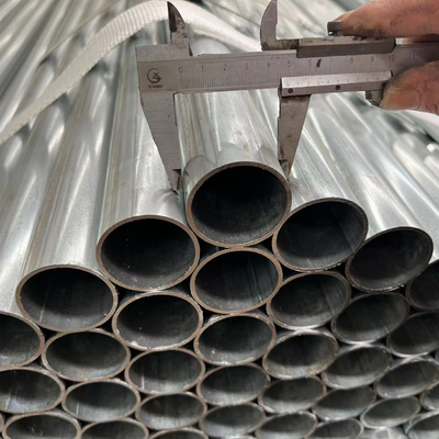ISO9001 Hot Sold Galvanized Steel Tube Hot Dipped DX51D Z40 Grade 5,8m 6m 12m Panjang Untuk Industri
