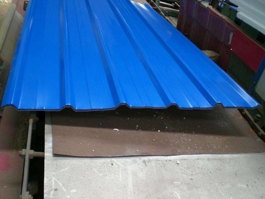 Hot Rolled PPGI Galvanized Steel Plate RAL Colors ASTM A653M Untuk Pelat Kekuatan Tinggi dan Baja