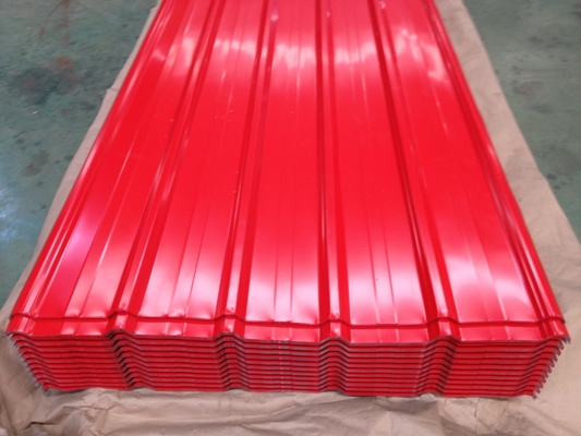 Hot Rolled PPGI Galvanized Steel Plate RAL Colors ASTM A653M Untuk Pelat Kekuatan Tinggi dan Baja