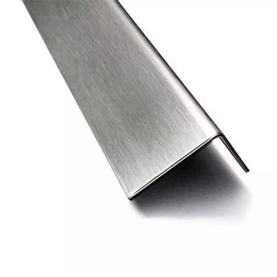 SS AISI ASTM JIS 201 304 321H Grade Kualitas Tinggi Baja tahan karat Angle Bar 5mm 10mm Ketebalan