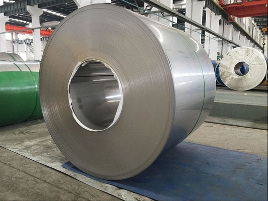 JIS AISI ASTM 202 201 304 Grade Stainless Steel Coil Hot Rolled / Cold Rolled Untuk Industri