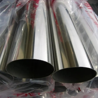 AISI304 321 316 Ss Bulat 1.4034 Permukaan Cerah 3mm-100mm Diameter SMLS Pipa Baja Tidak Berlemak